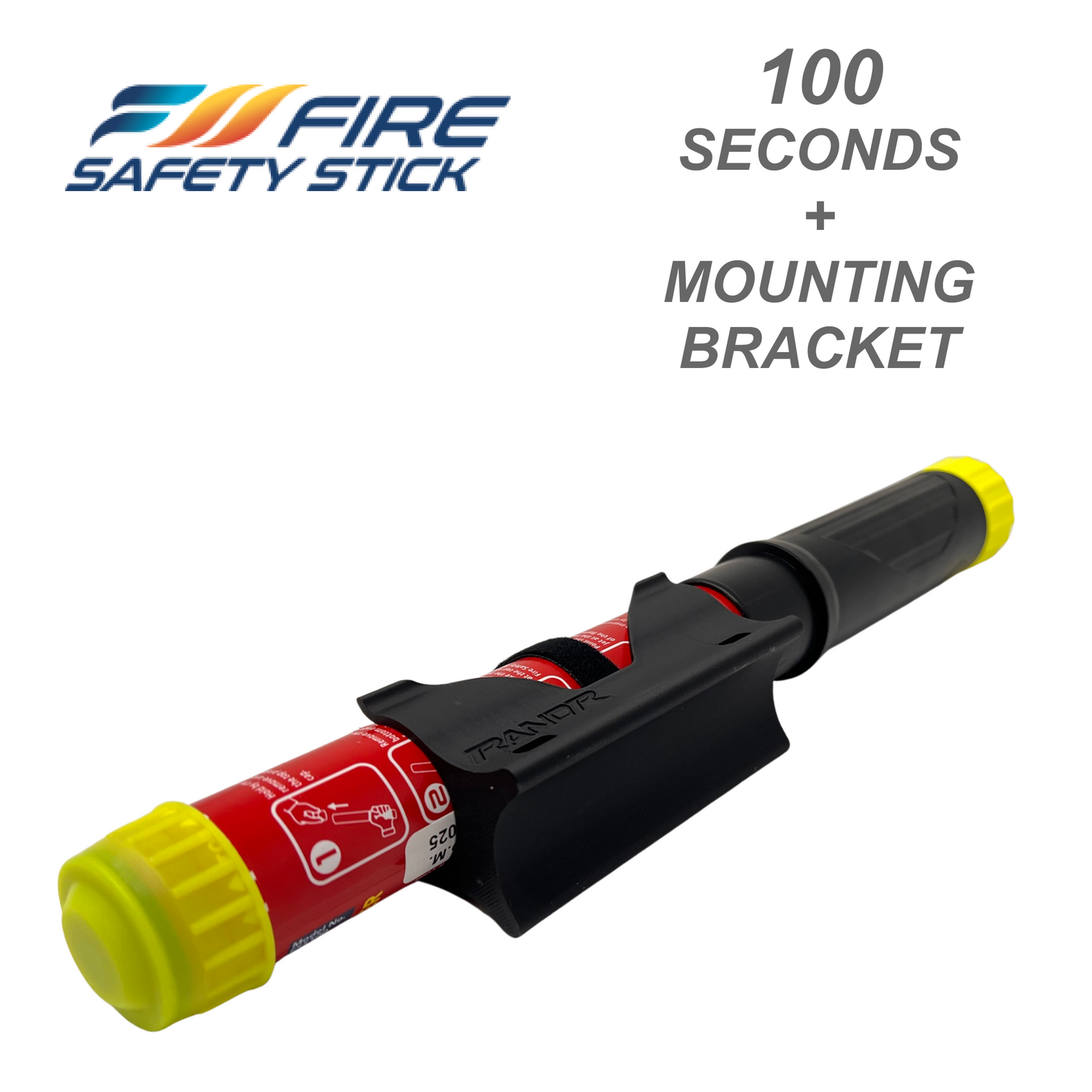 100 Second Fire Safety Stick & Bracket Bundle - Race and Rally