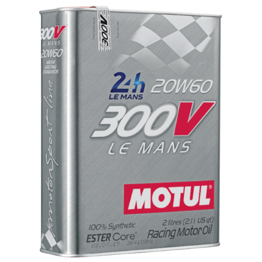 104245 - Motul 300V Le Mans 20W-60 Fully Synthetic Ester Racing Engine Oil - 2L