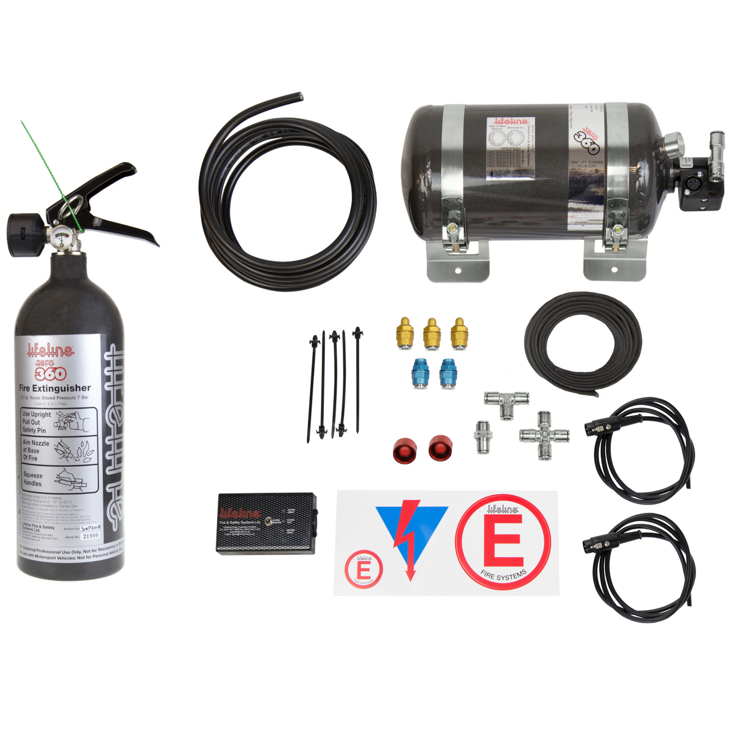 Lifeline Zero 360 FIA 3Kg Electrical Rally Package with 2kg Hand Held