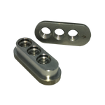 Rear anti-roll bar threaded plate