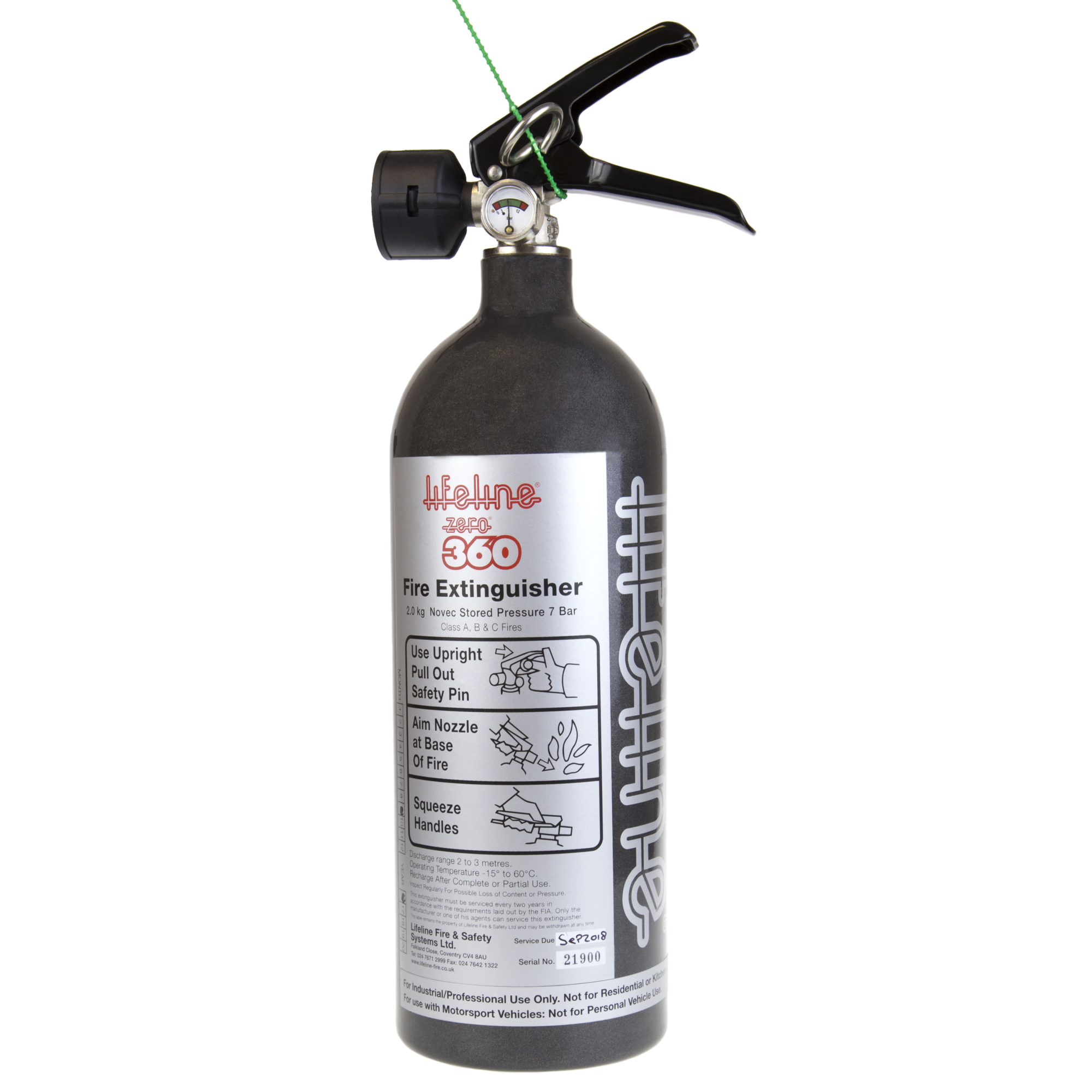 Lifeline Zero 360 2KG Novec - Race and Rally