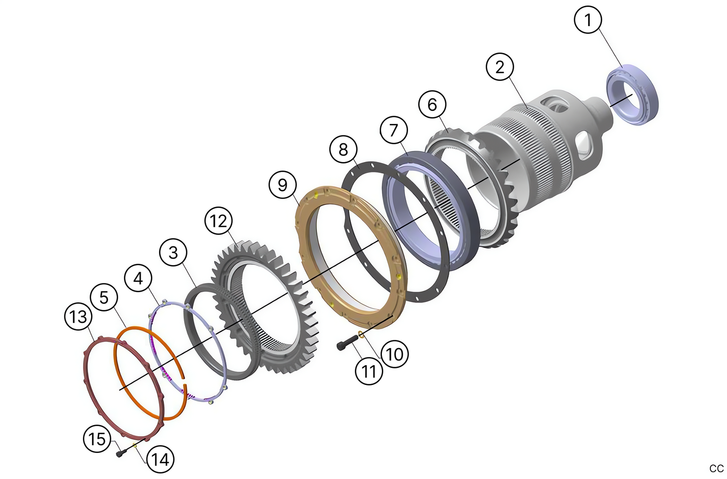 C233 - Rear Connection Tube Assembly - Race and Rally