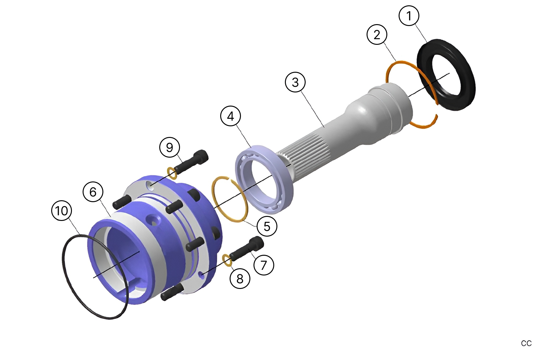 C235 - Front Right Output - Race and Rally