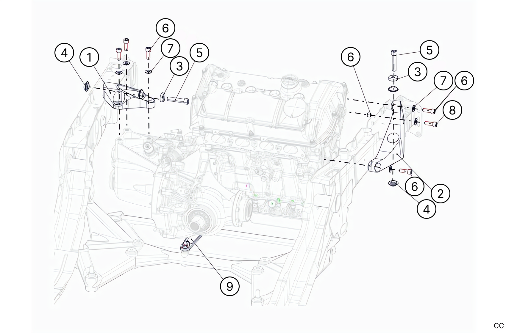 D11 - Engine & Gearbox Mounts - Race and Rally
