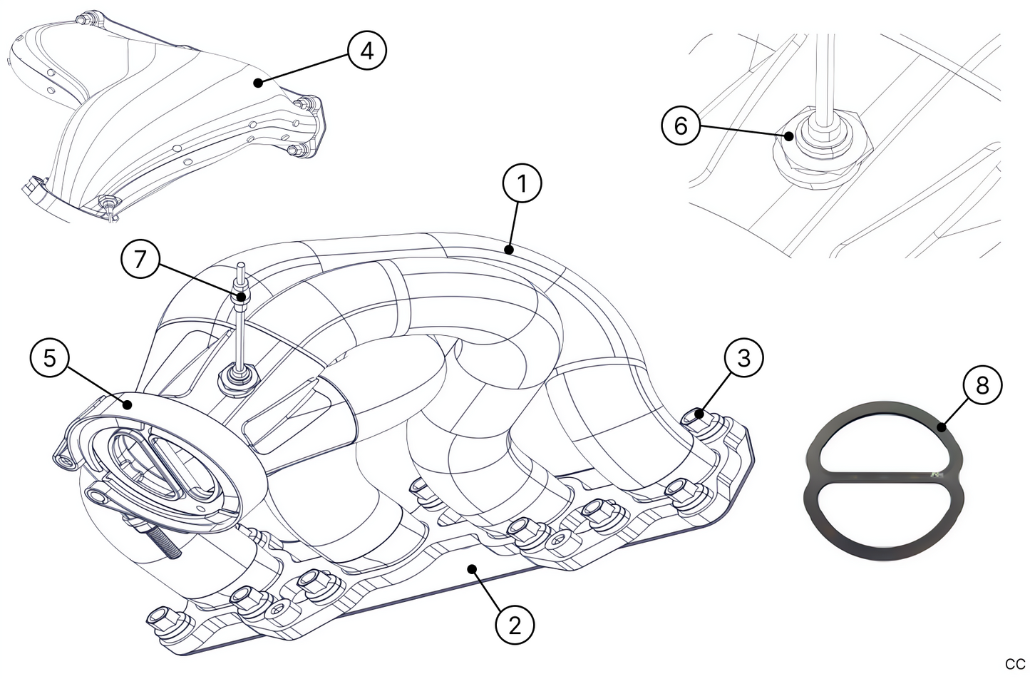 A41 - Exhaust Manifold - Race and Rally