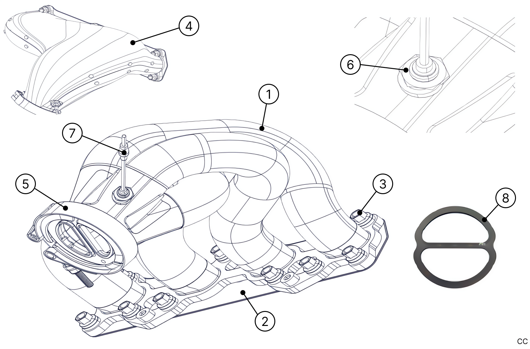 A41 - Exhaust Manifold - Race and Rally