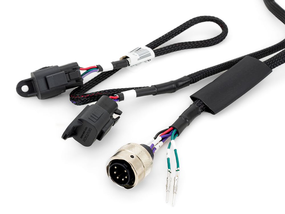 Two-Lamp Harness Kit with ITT Connector (4-Pin, Deutsch DT, 12V) - Race and Rally