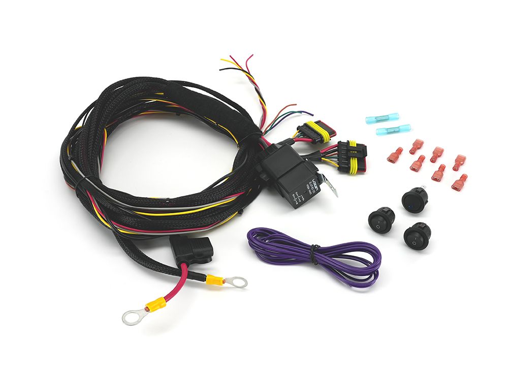 Two-Lamp Wiring Kit (6-Pin, Superseal, 12V) - Race and Rally