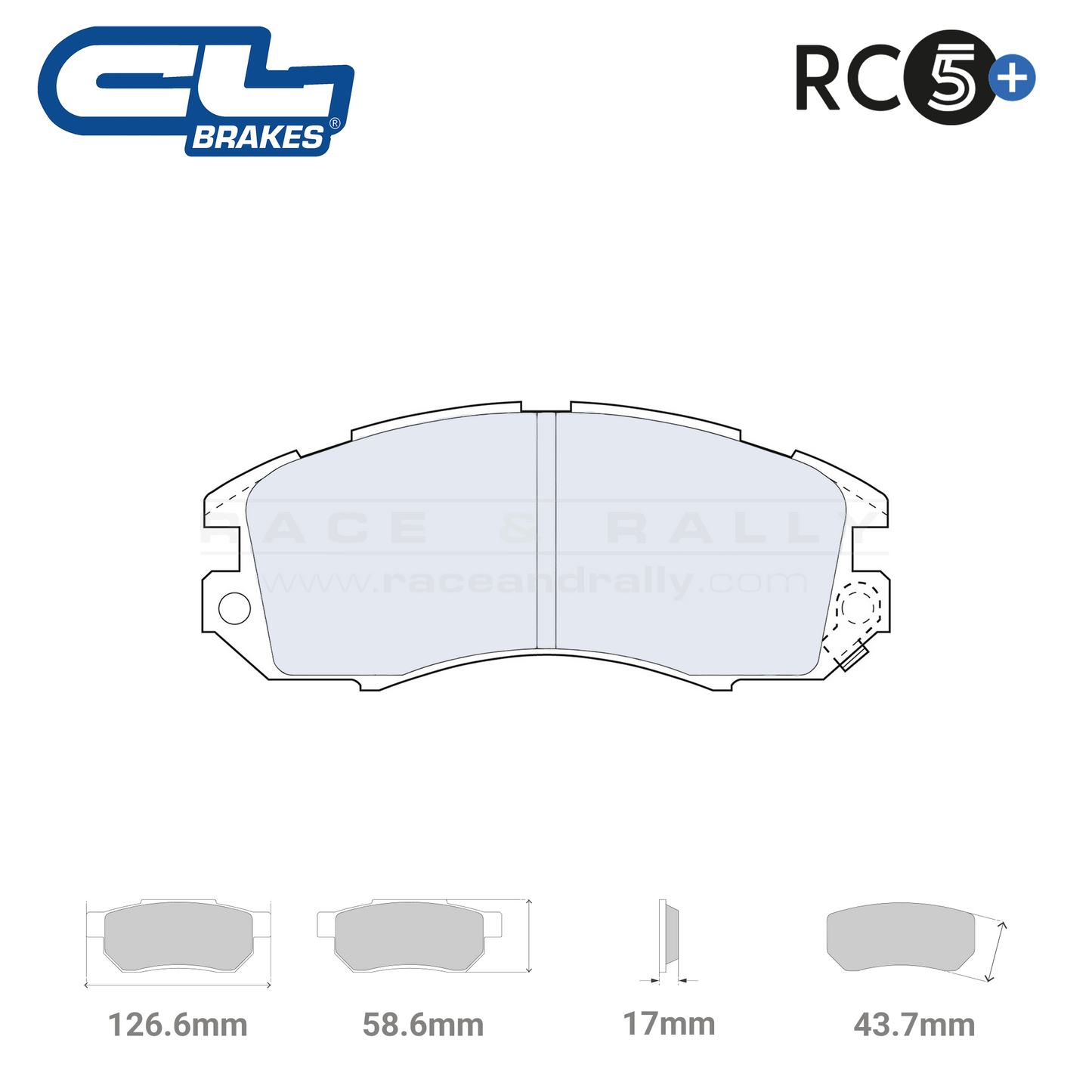 4018 - RC5+ Brake Pads
