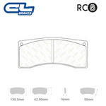 5005 W50 T16 - RC8 Brake Pads