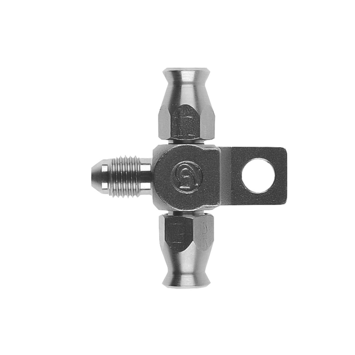 Hose T-Piece with Male Leg & Locating Lug - Race and Rally