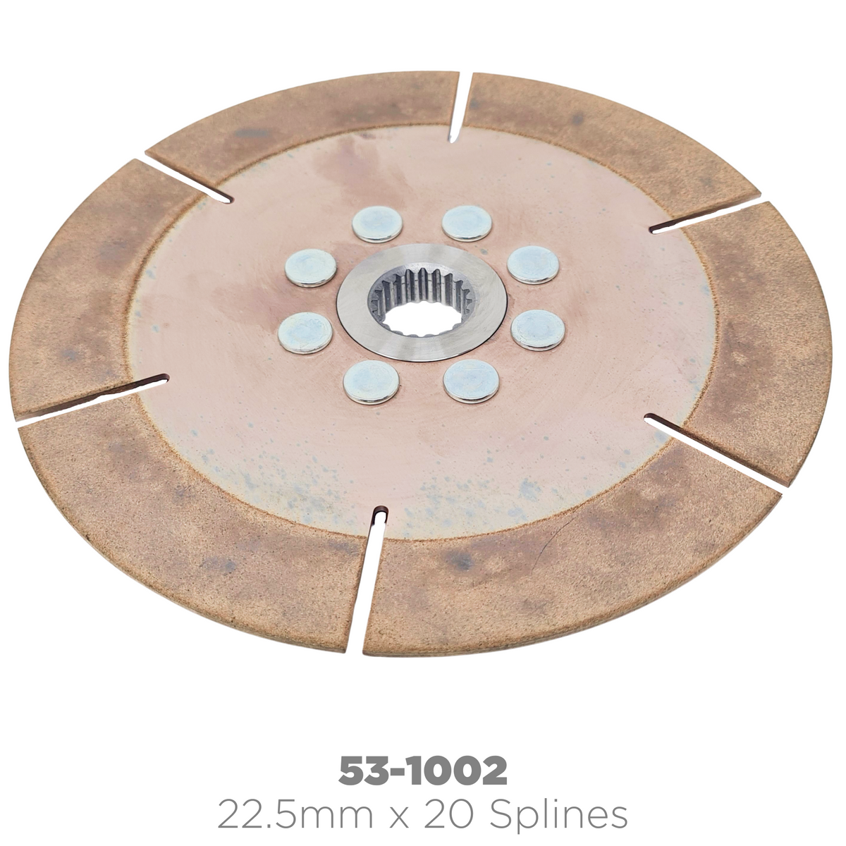53-1000 - 6 Paddle Sintered 'Outer' Clutch Disc (Ø184mm x 2.66mm)