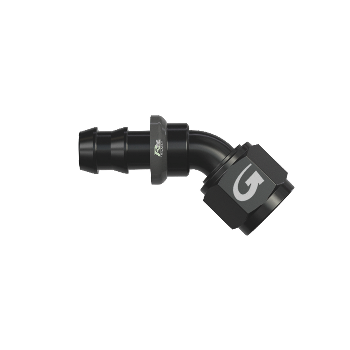 45° Swept Tube Female Concave Seat - Push on - Race and Rally