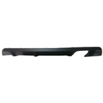 Rear bumper skirt diffuser