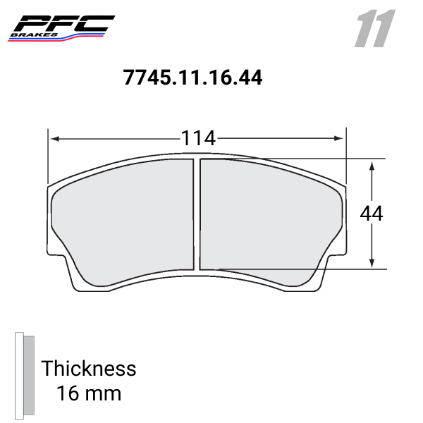 7745 Brake Pads - Race and Rally