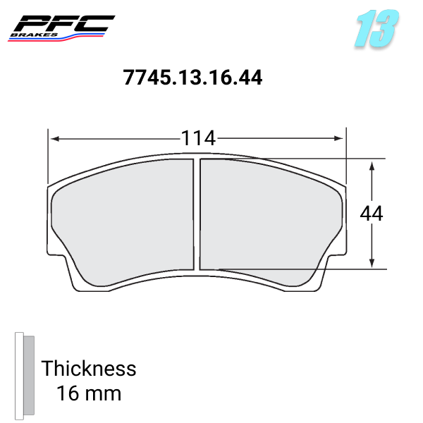 7745 Brake Pads - Race and Rally