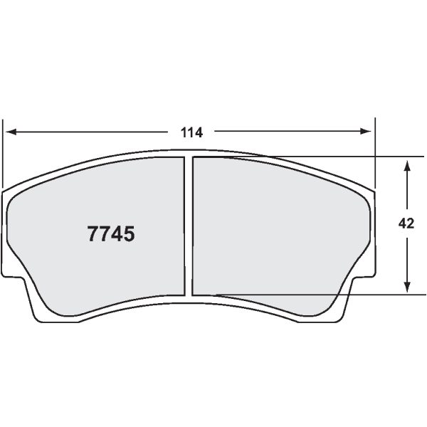 7745 PFC Brake Pads