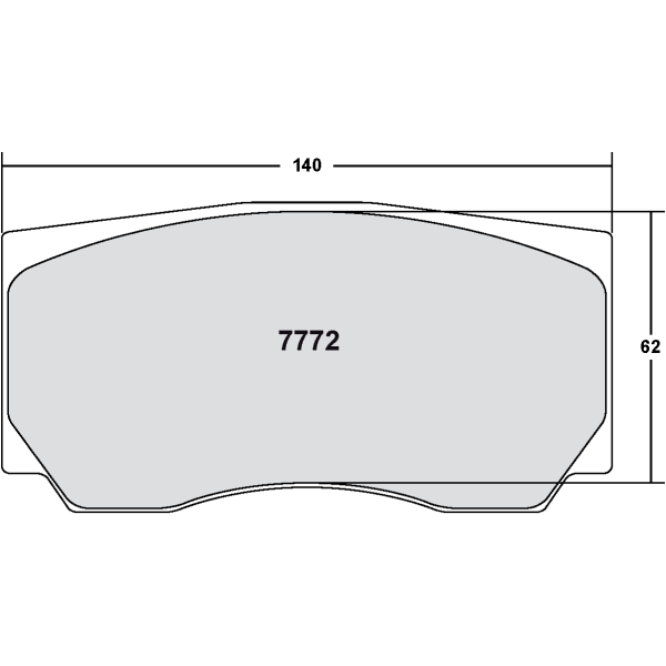 7772 PFC brake pads
