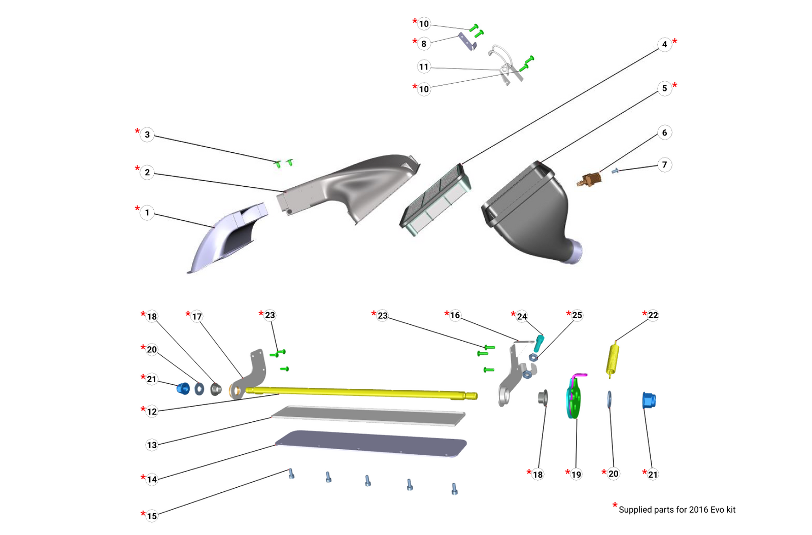 A26 - Air Intake - Evo - Race and Rally