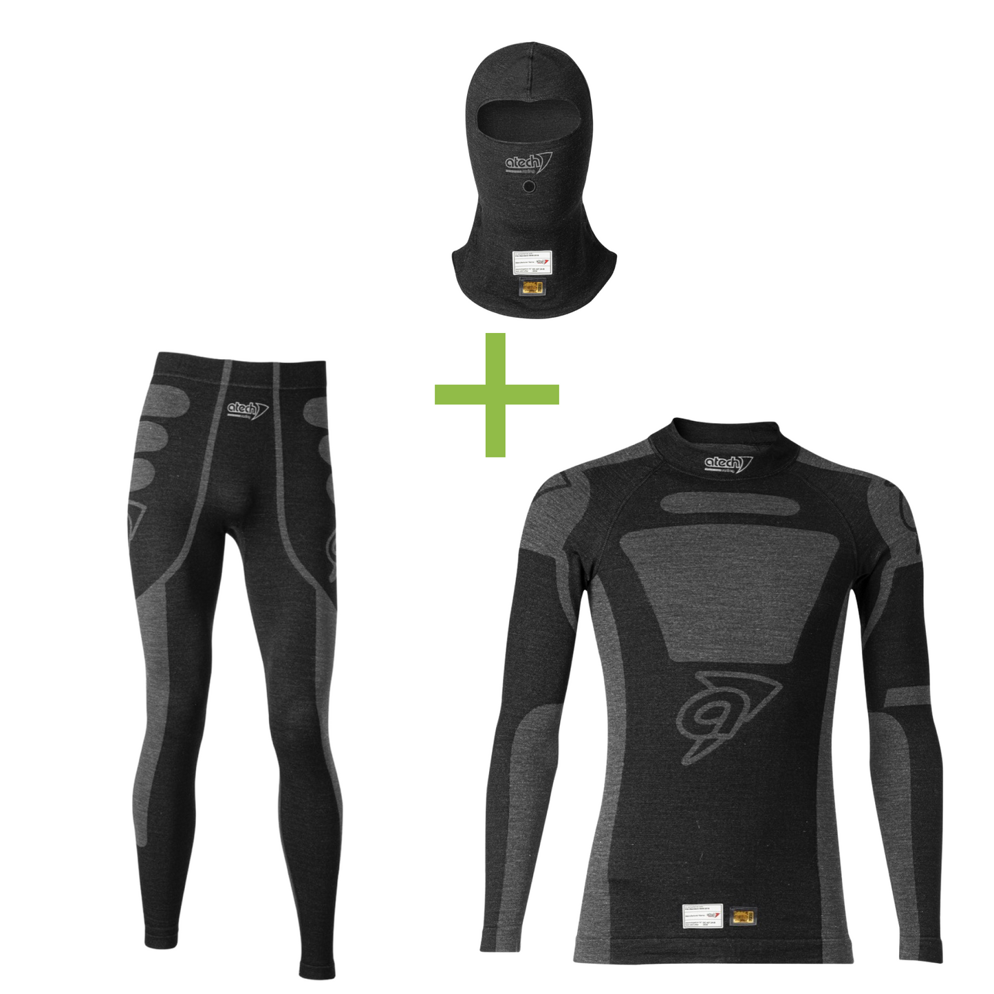 Atech Black Underwear Bundle - Race and Rally
