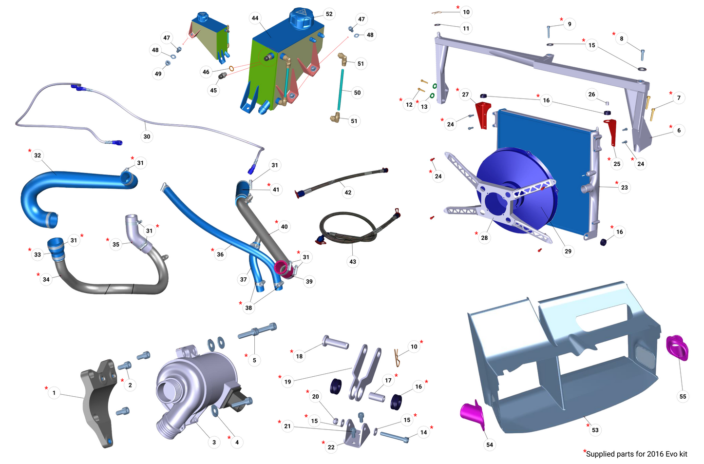 B12 - Radiator Evo 16 - Race and Rally