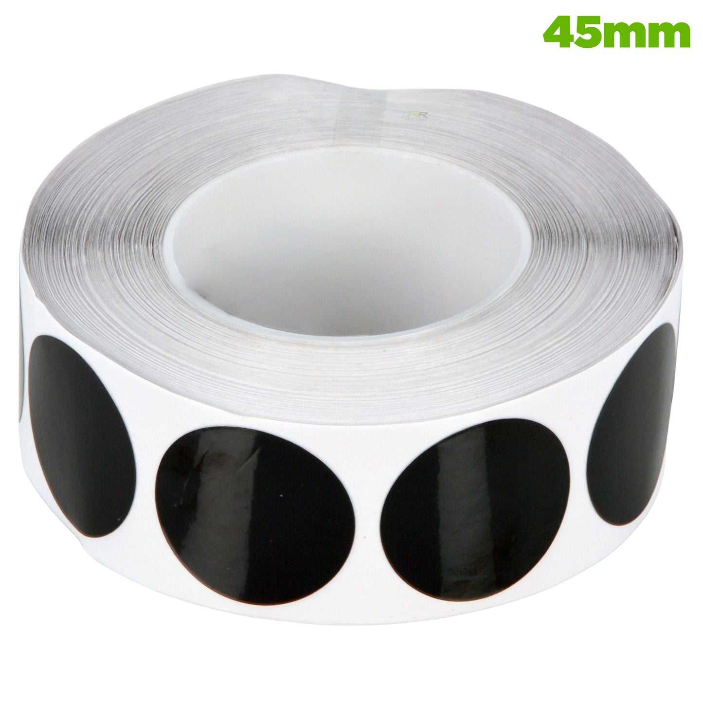 Self-Adhesive Black Tape Discs - Roll of 100 Discs - Race and Rally