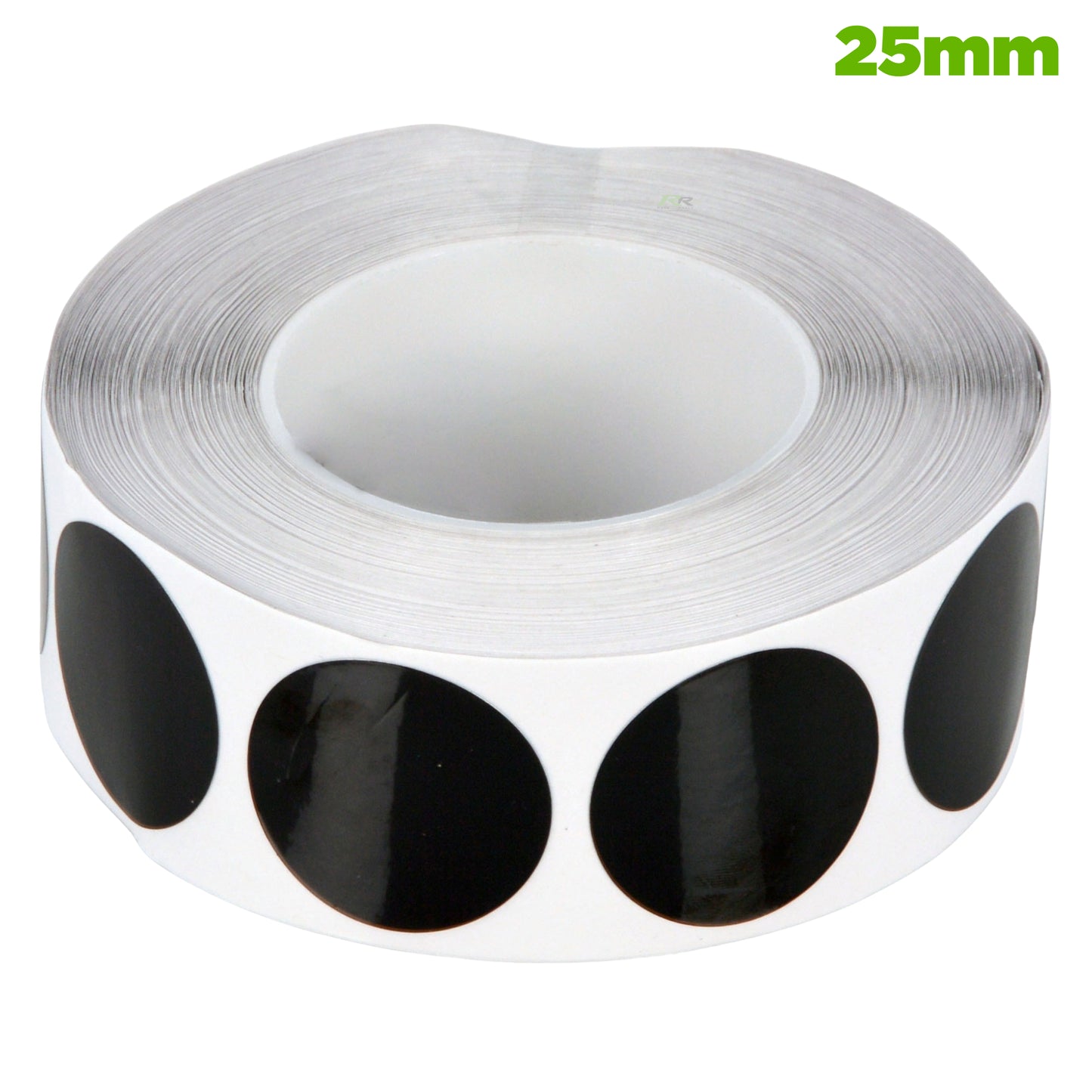Self-Adhesive Black Tape Discs - Roll of 100 Discs - Race and Rally