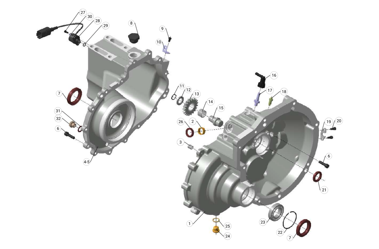 C231 - Gearbox Housing - Race and Rally