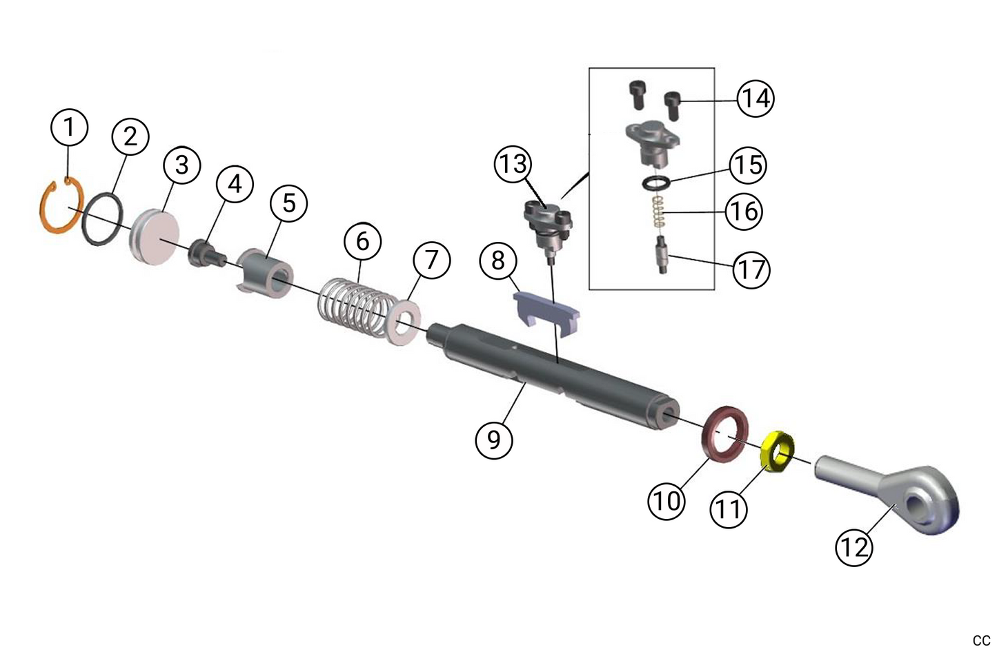 C234 - Gear Selector - Race and Rally