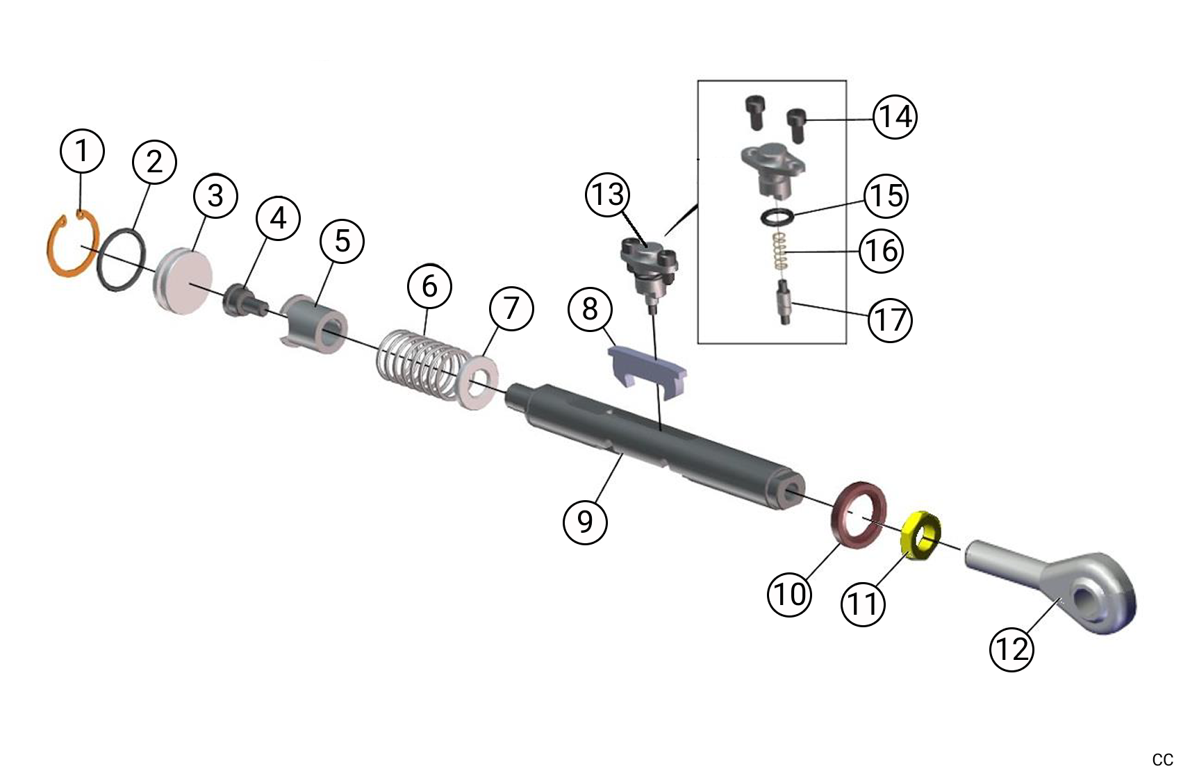 C234 - Gear Selector - Race and Rally