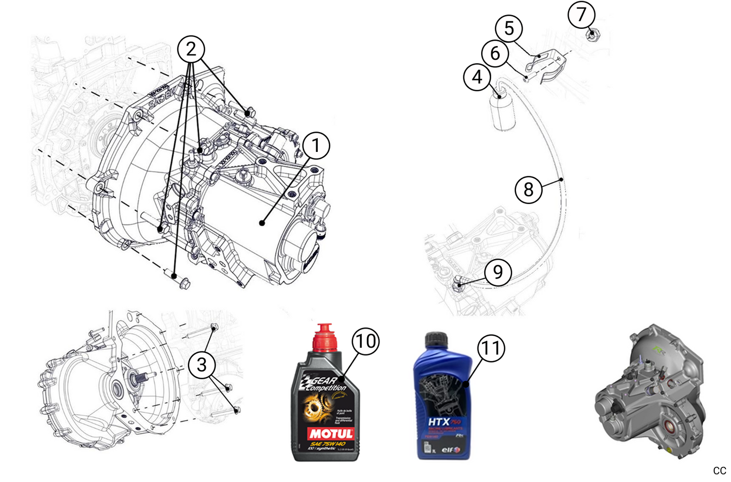 C23 - Gearbox - Race and Rally