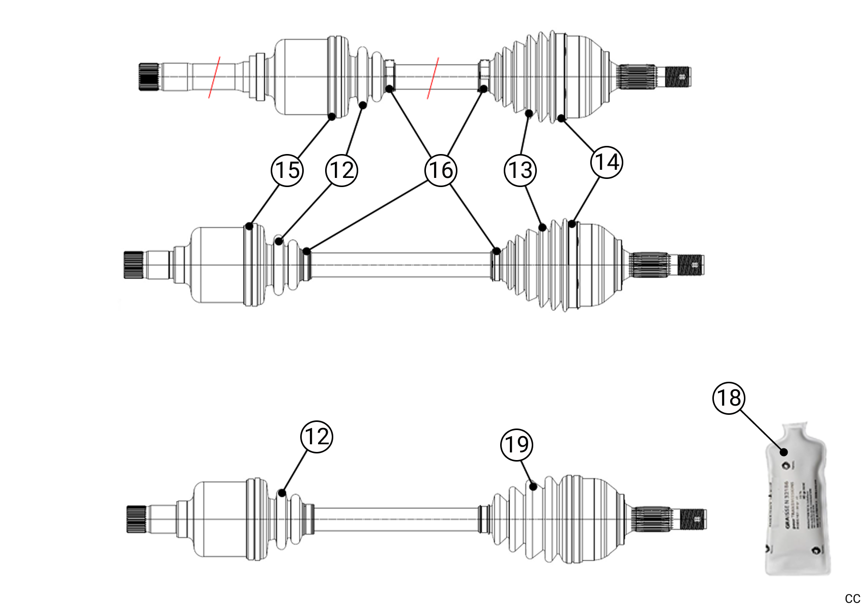 C71 - Driveshaft - Race and Rally
