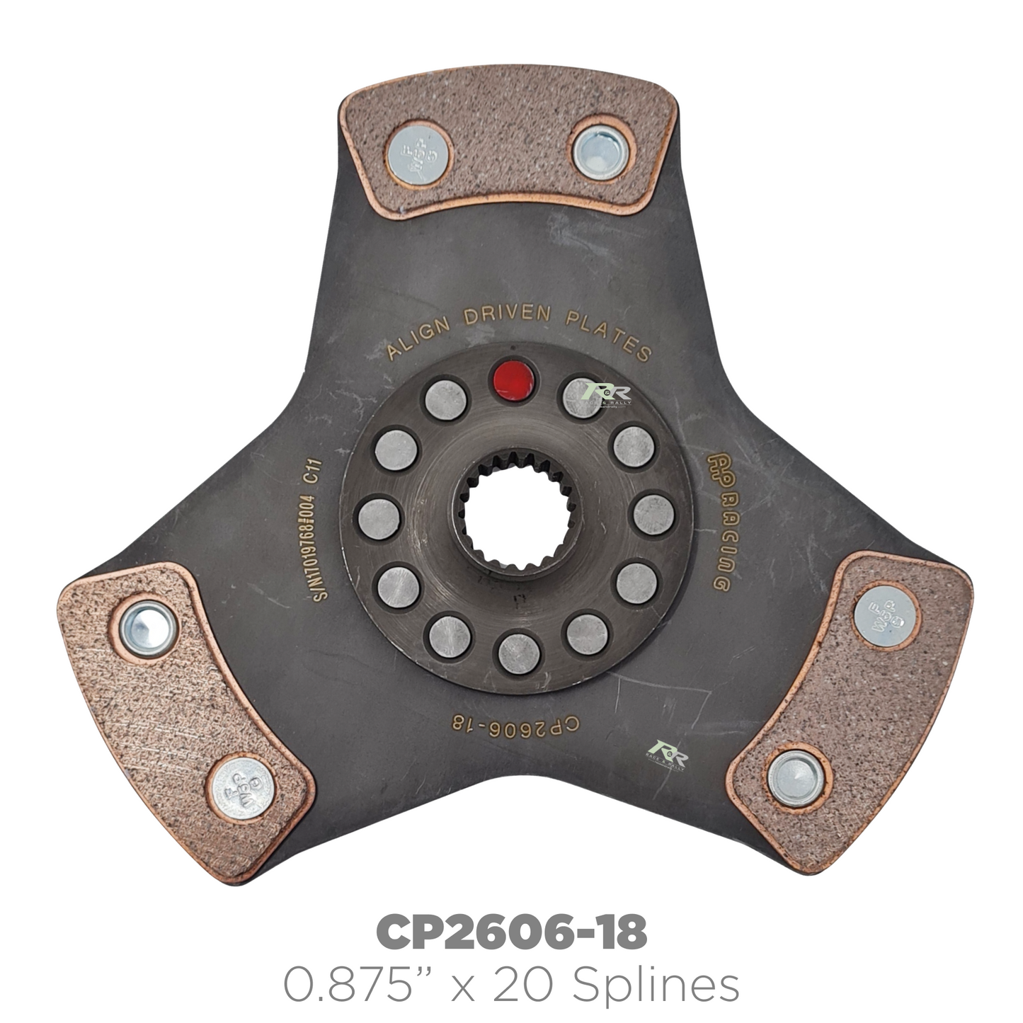CP2606 - 3 Paddle Riveted (Ø184mm x 7.11mm) - Race and Rally