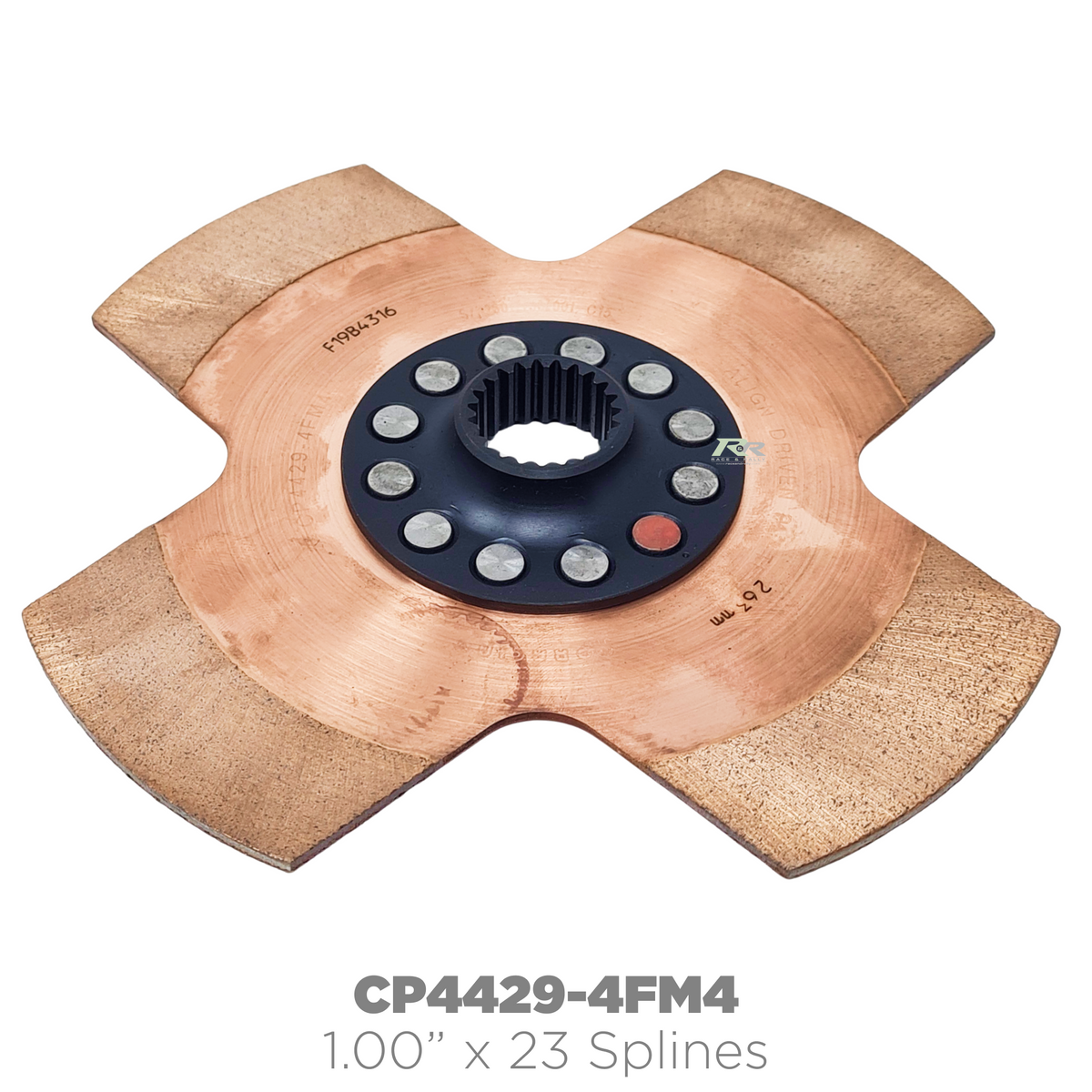 CP4429 - 4 Paddle Sintered Clutch Disc for High Torque Applications (Ø184mm x 2.62mm)