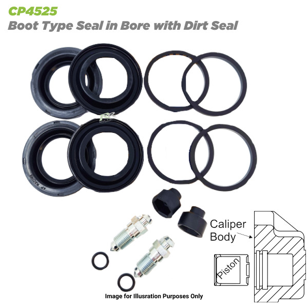 CP4525 - 'Seal In Bore' - 'Boot type Seal' - Replacement seal kit - Race and Rally