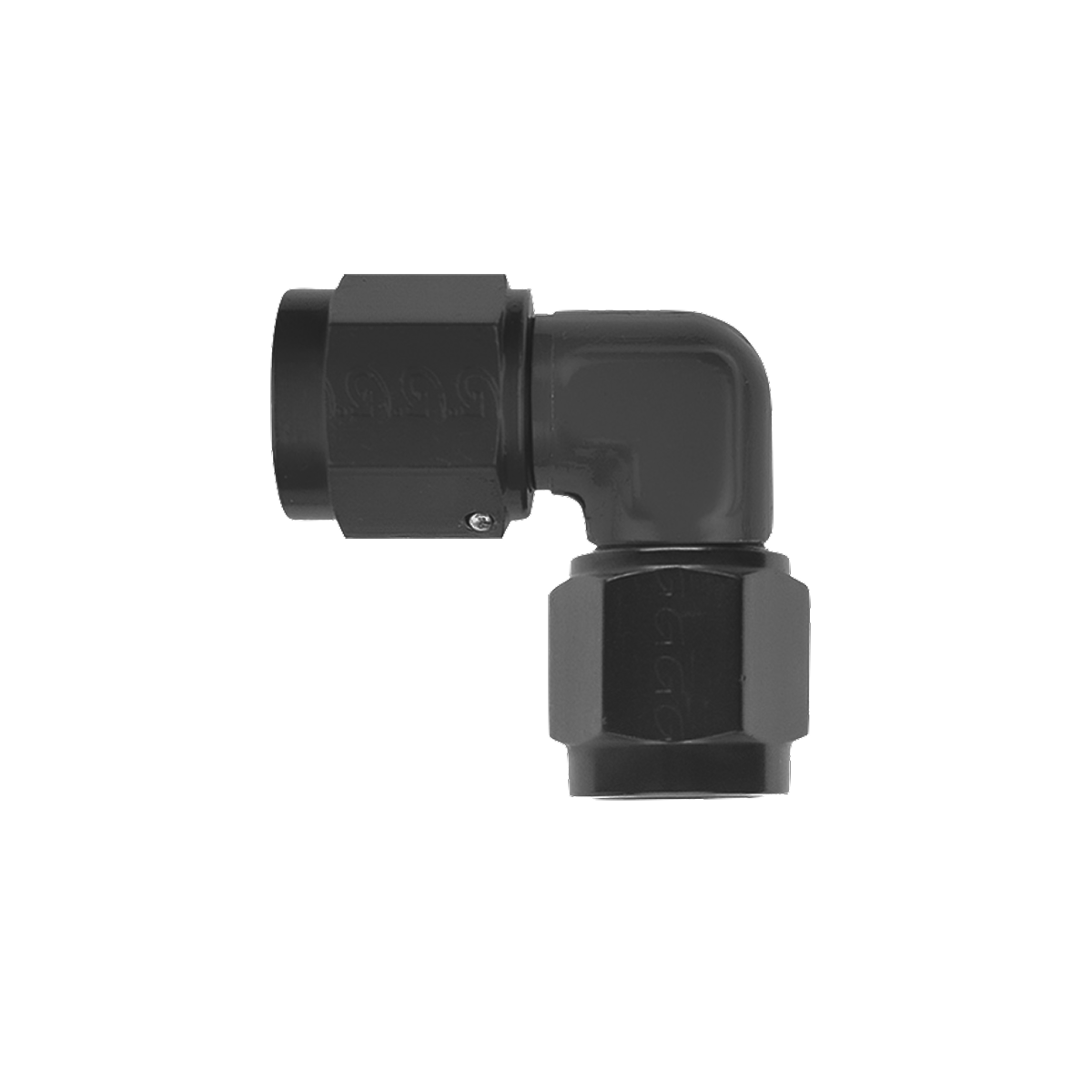 90° forged female to female swivel adaptor - JIC - Race and Rally