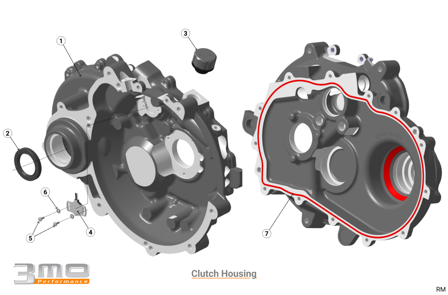 Clutch Housing - Race and Rally