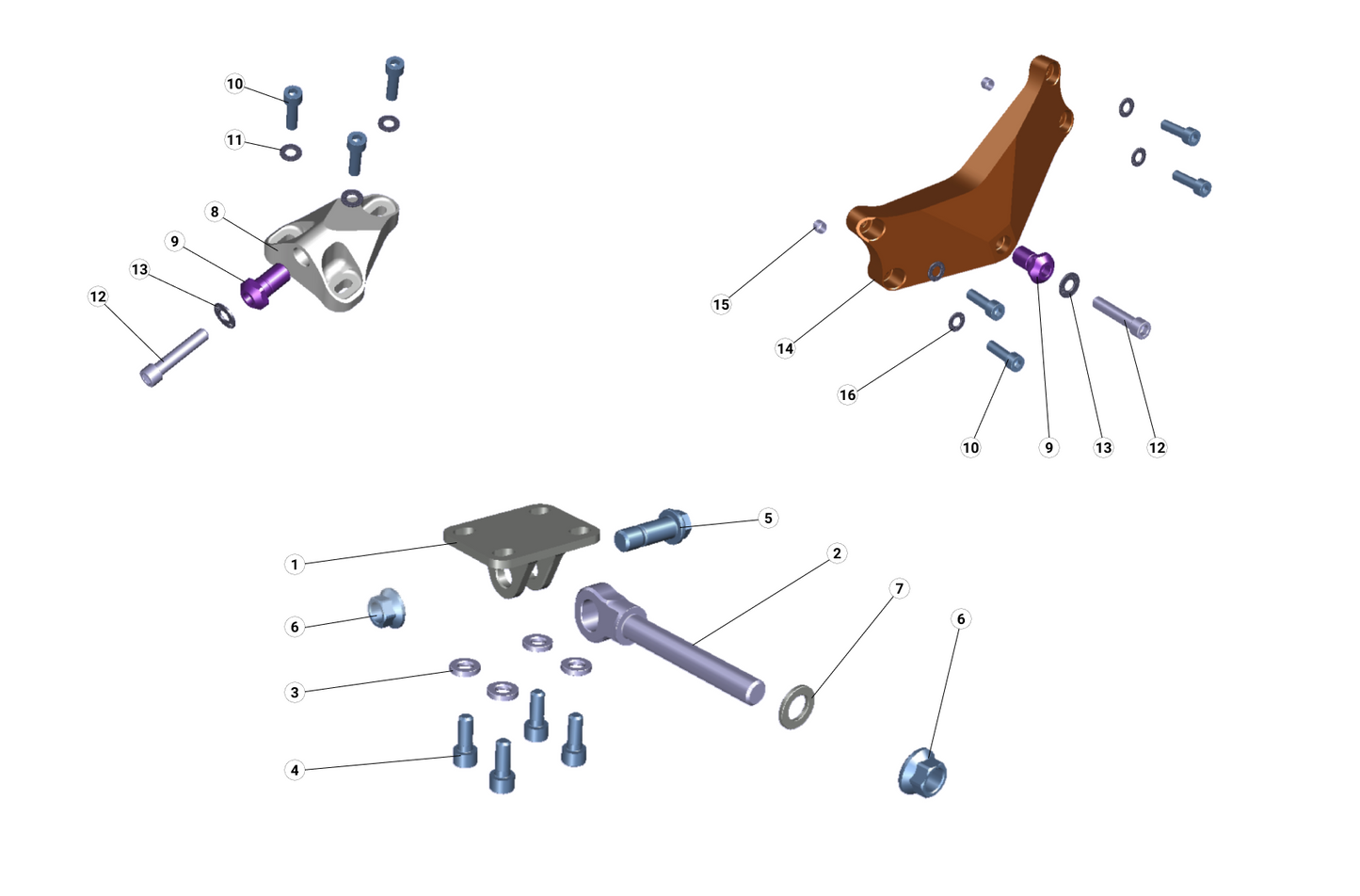D11 - Engine & Gearbox Mount - Race and Rally