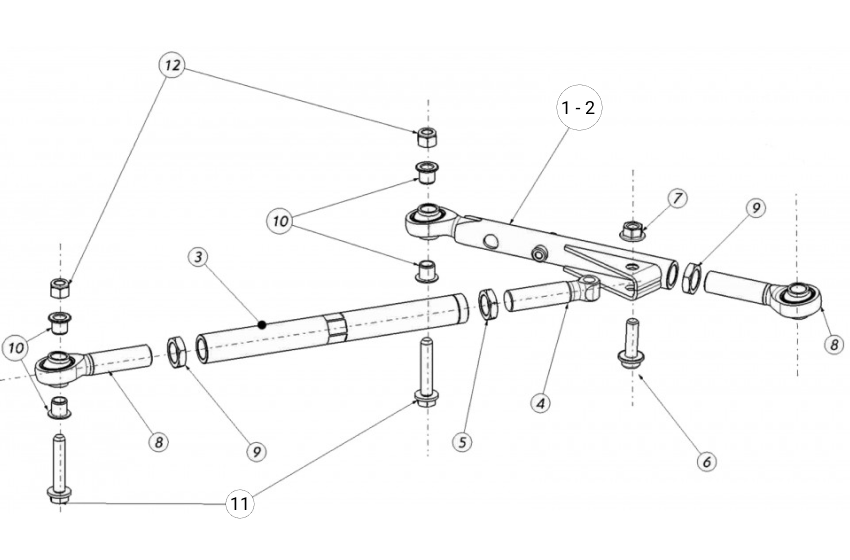 E12 - Front Wishbone - Race and Rally