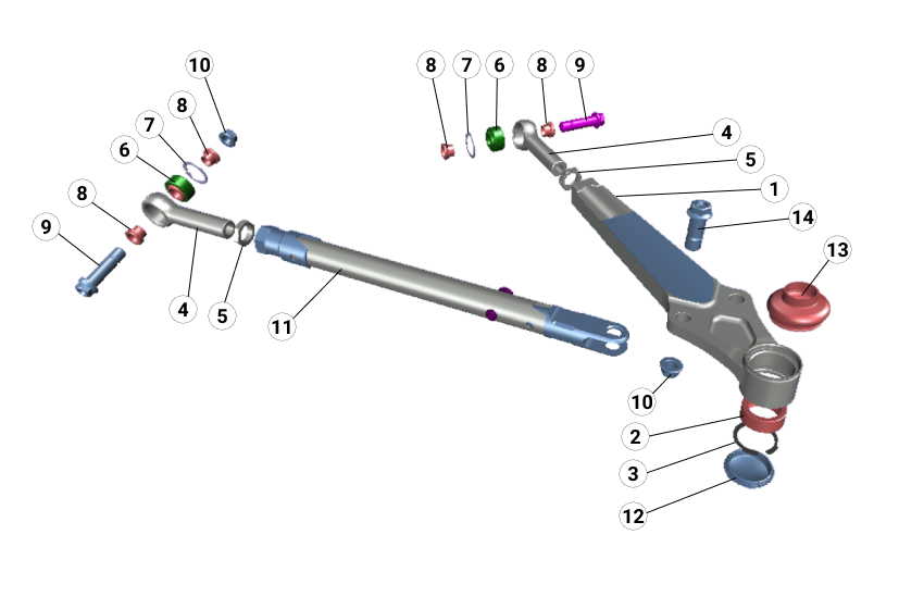 E12 - Front Wishbone - Race and Rally