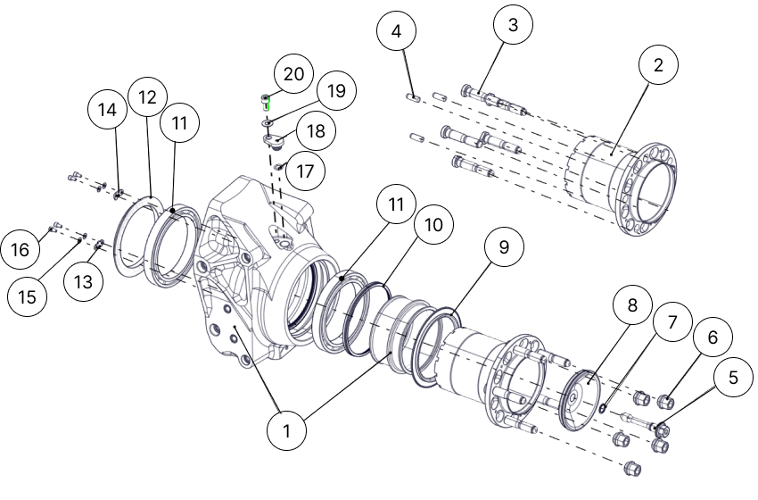 E13 - Upright Assy - Race and Rally