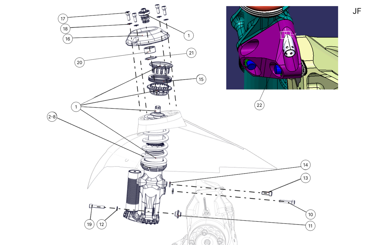 E14 - Front Suspension - Race and Rally