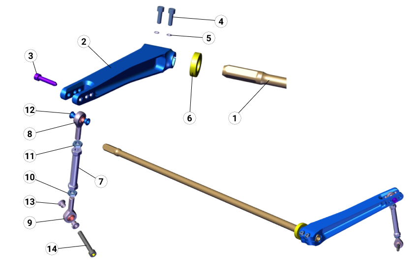 E15 - Front Anti-Roll Bar - Race and Rally