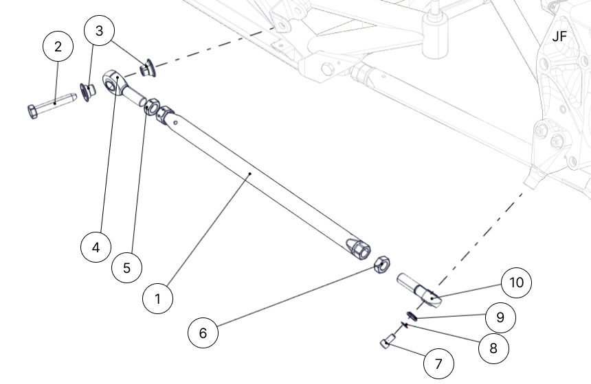 E23 - Track Rod Rear - Race and Rally