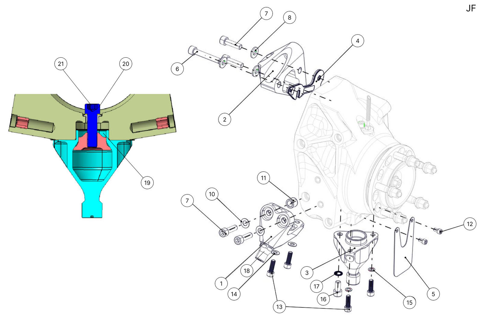 E24 - Rear Upright Tarmac - Race and Rally