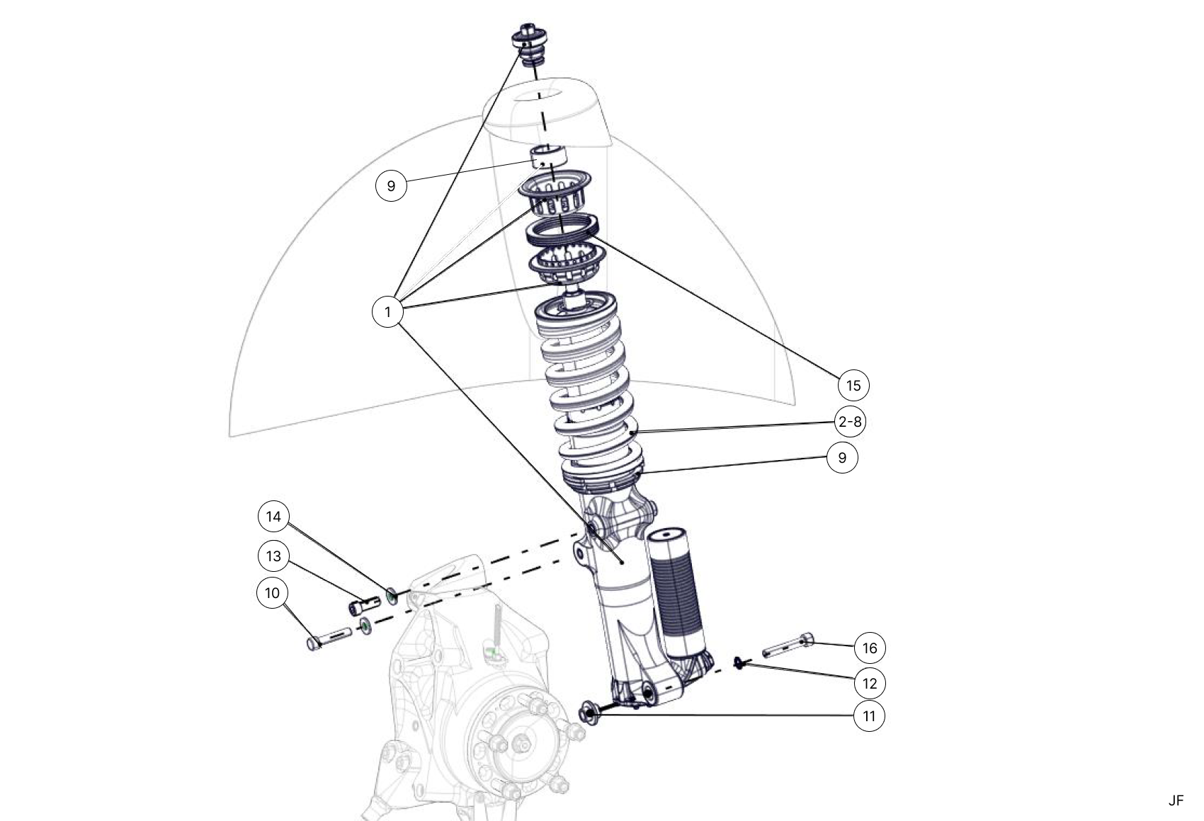 E25 - Rear Suspension - Race and Rally