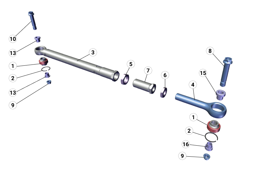E44 - Steering Rod - Race and Rally