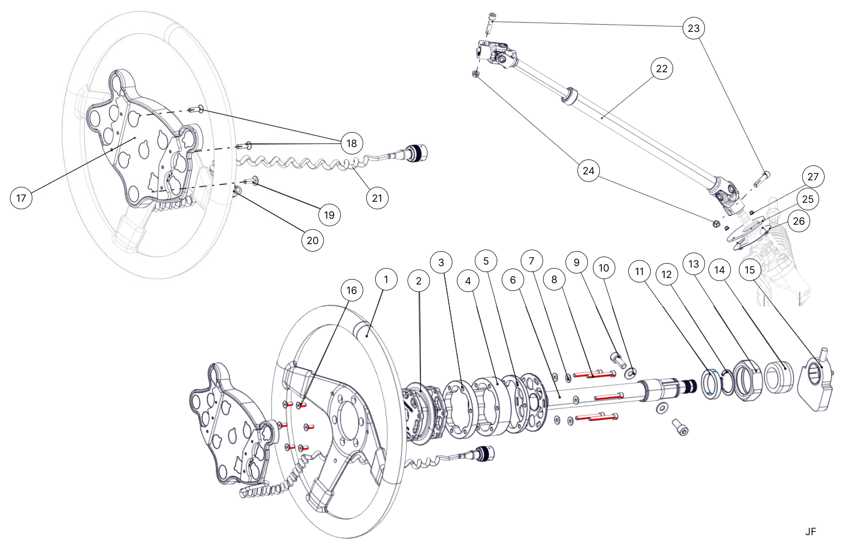 E45 - Steering Column - Race and Rally