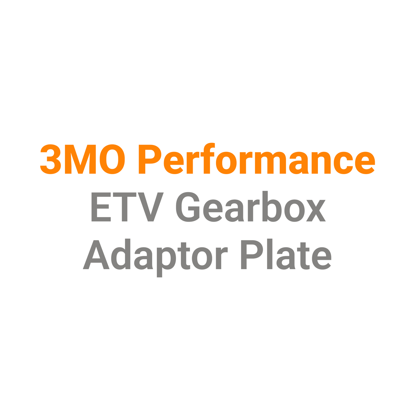 ETV/ETCW Adaptor Plates - Race and Rally