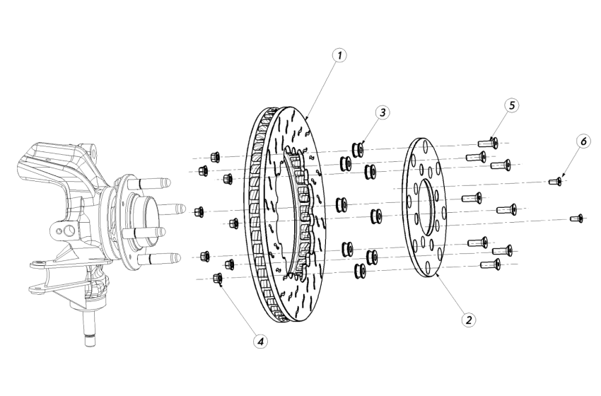F11 - Front Brake Disc - Gravel - Race and Rally